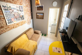 Apartamento no centro com área externa